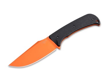 Hogue Extrak XL 3.9 Fixed Blade G10 Black Orange Cerakote