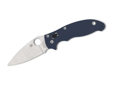 Spyderco Manix 2 CPM SPY27 G10 Blue PlainEdge