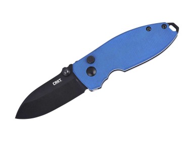 CRKT Squid Button Lock Micarta Blue