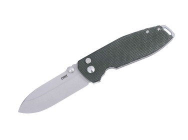 CRKT Squid XM Button Lock Micarta Green