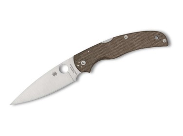 Spyderco Native Chief Brown Canvas Micarta CPM CRU-WEAR