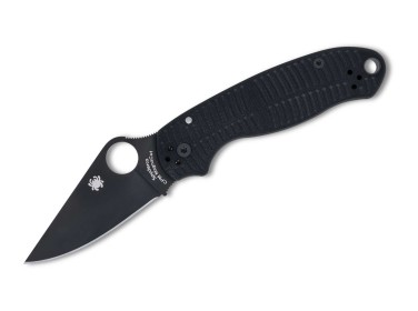 Spyderco Para 3 Salt Black G10 MagnaCut Black Blade